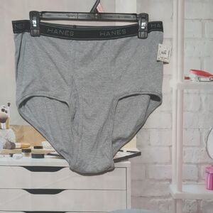 Hanes Men's Classic Gray Briefs